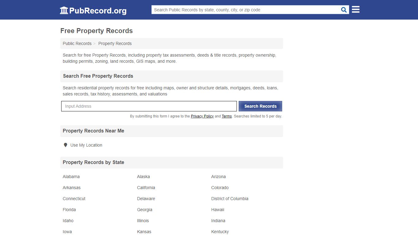 Free Property Records - PubRecord.org